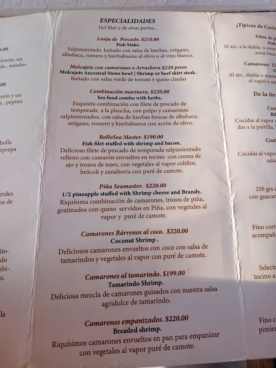 Sea master barra de navidad Menu - Image 6